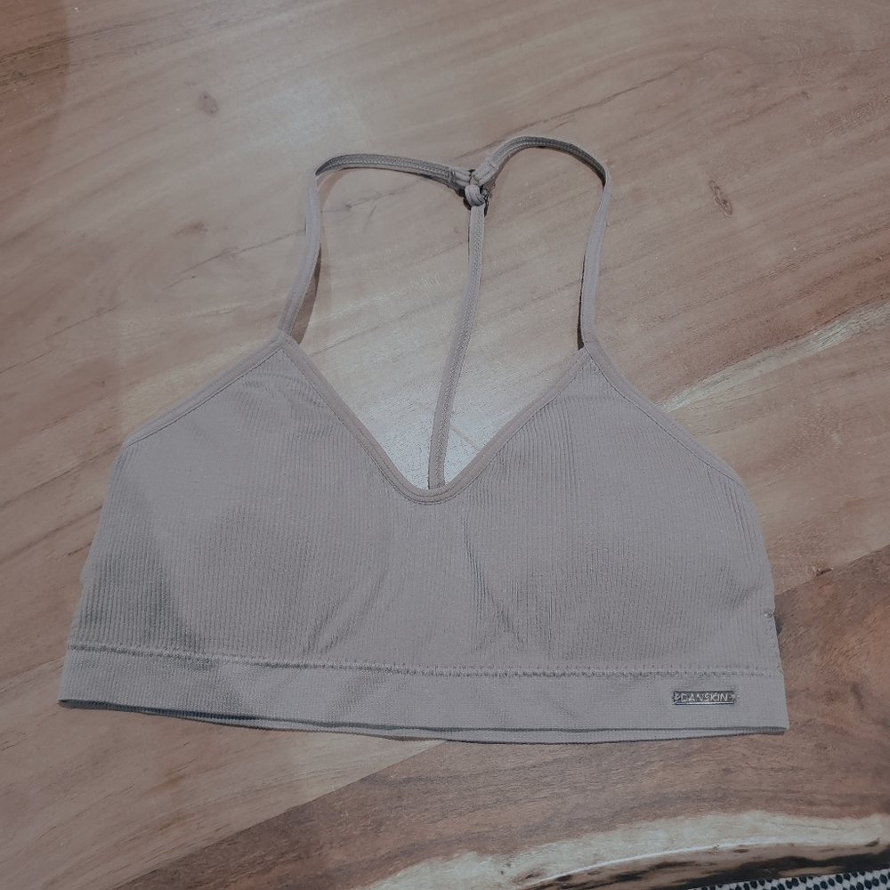 Calvin Klein Women's Taupe Razerback Sports Bra